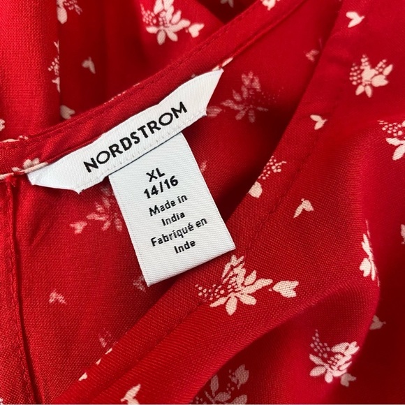 Nordstrom Red Lychee Desert Ditzy Dress Size XL - Picture 4 of 5